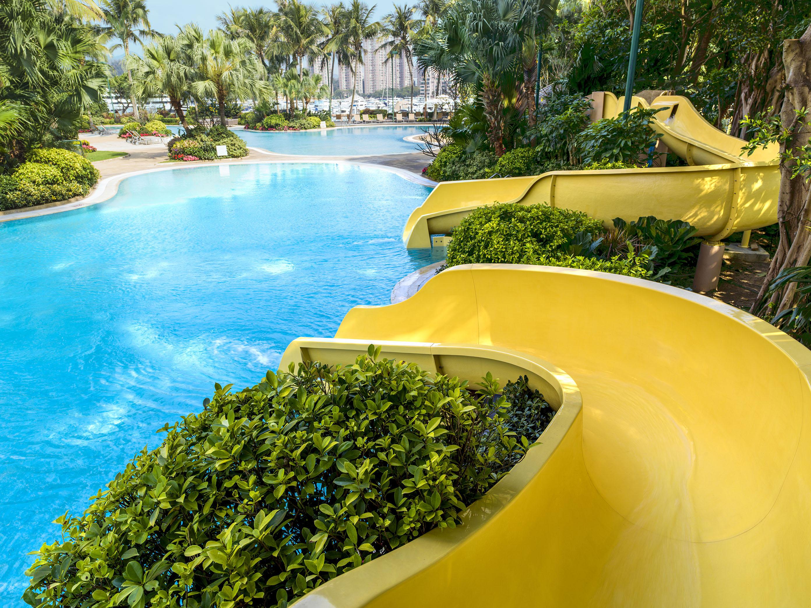 Hong Kong Gold Coast Hotel Kültér fotó Water slide